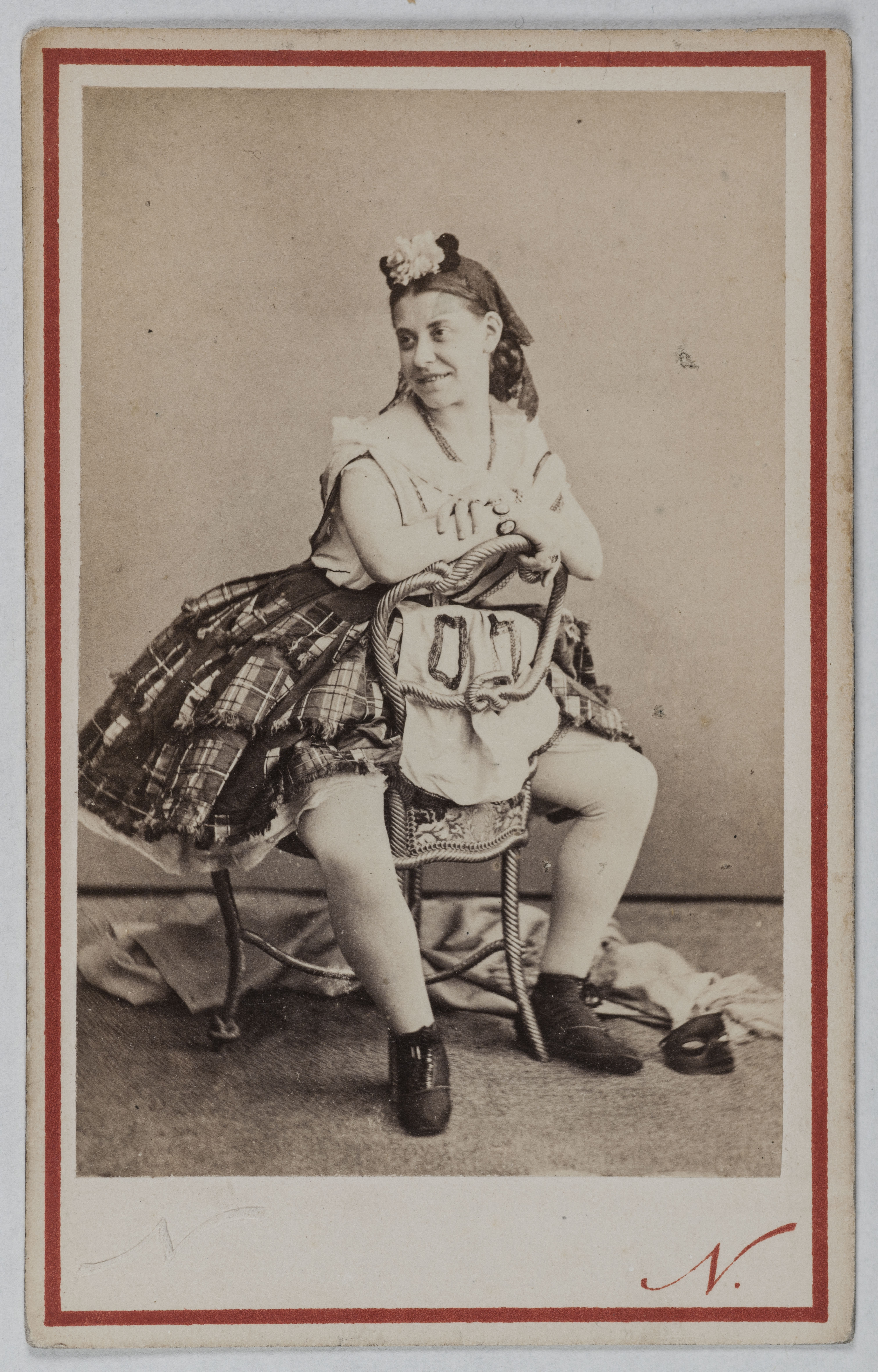Atelier Nadar, Portrait d'Eugénie, (danseuse ?)