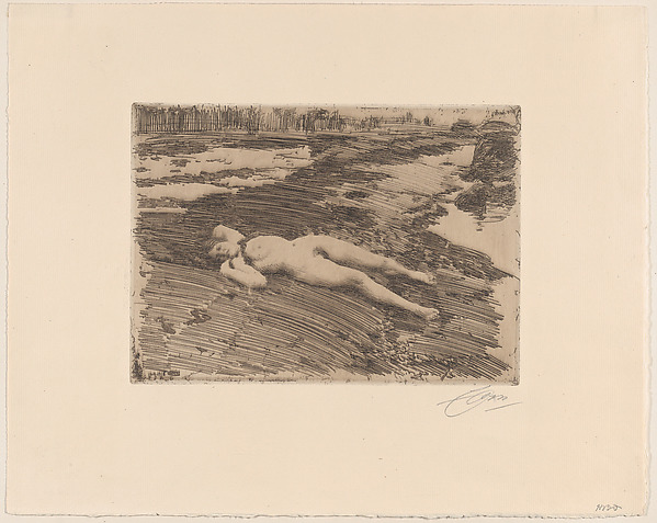 Anders Zorn, On the Sands