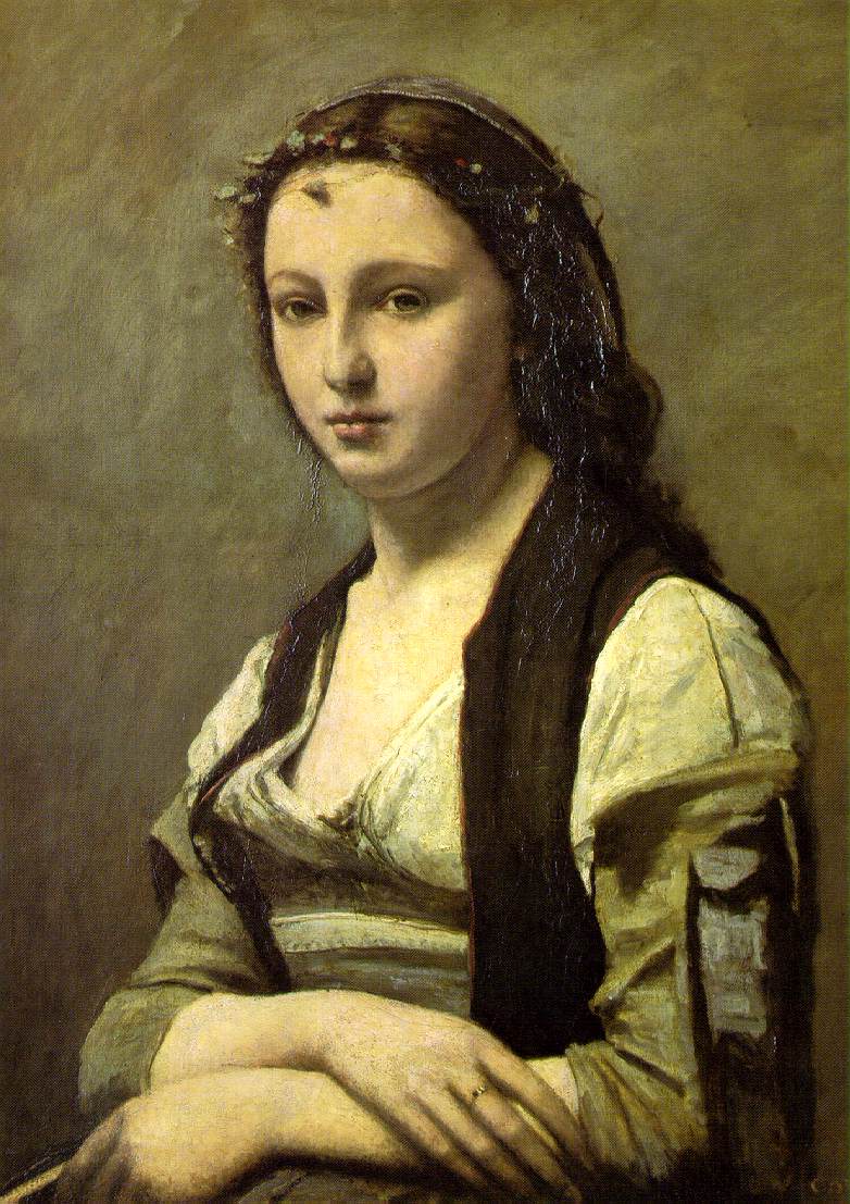 Jean-Baptiste Camille Corot, The Woman with a Pearl