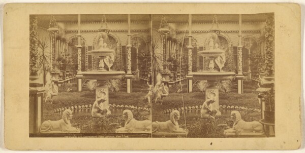 Edward Bierstadt, View in a Conservatory, Fifth Avenue, N.Y.