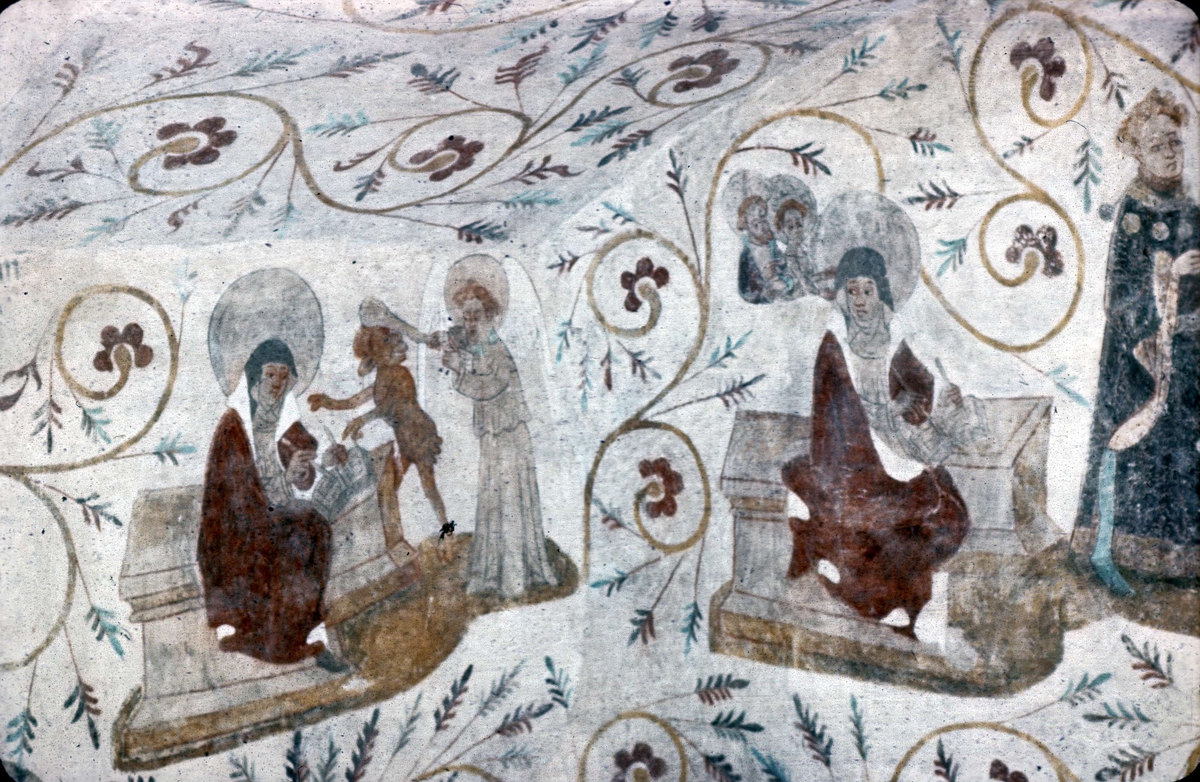 Okänd,, Lime painting in Tensta Church, Tensta parish, Uppland