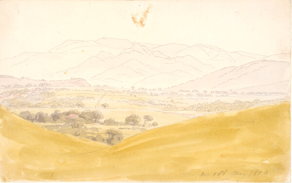 Caspar David Friedrich, Böhmisk landskab med Mittelgebirge