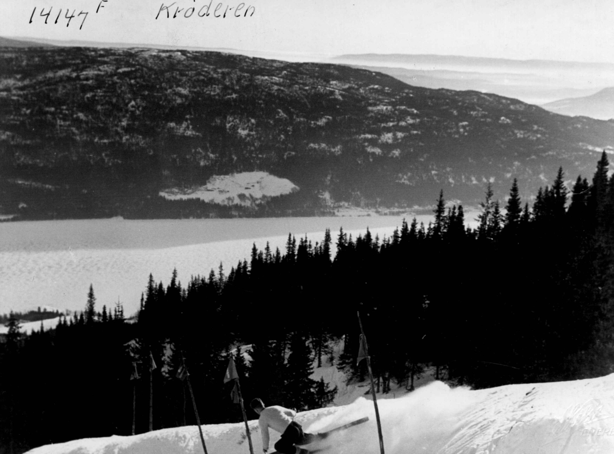 Anders Beer Wilse, Friluftsliv/sport, vinter, sno, ski, Norefjell.
