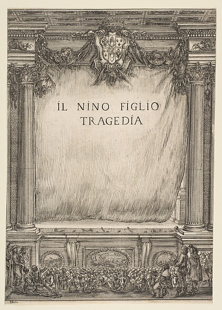 Stefano della Bella, Frontispiece for "Il Nino Figlio"
