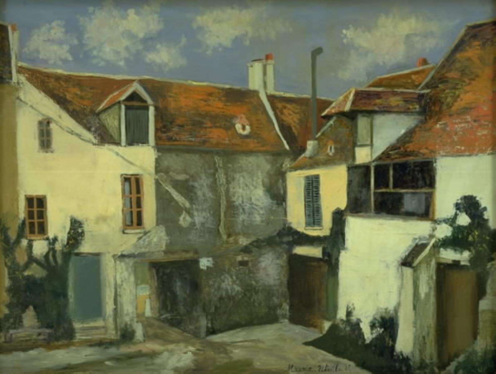 Maurice Utrillo, Vieilles maisons à Fourqueux