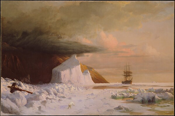 William Bradford, An Arctic Summer: Boring Through the Pack in Melville Bay