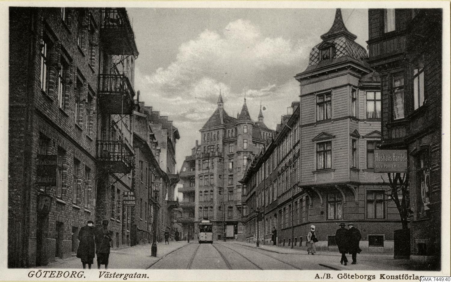 AB Göteborgs Konstförlag, fotografi, bilder, påsiktsbild, vykort
