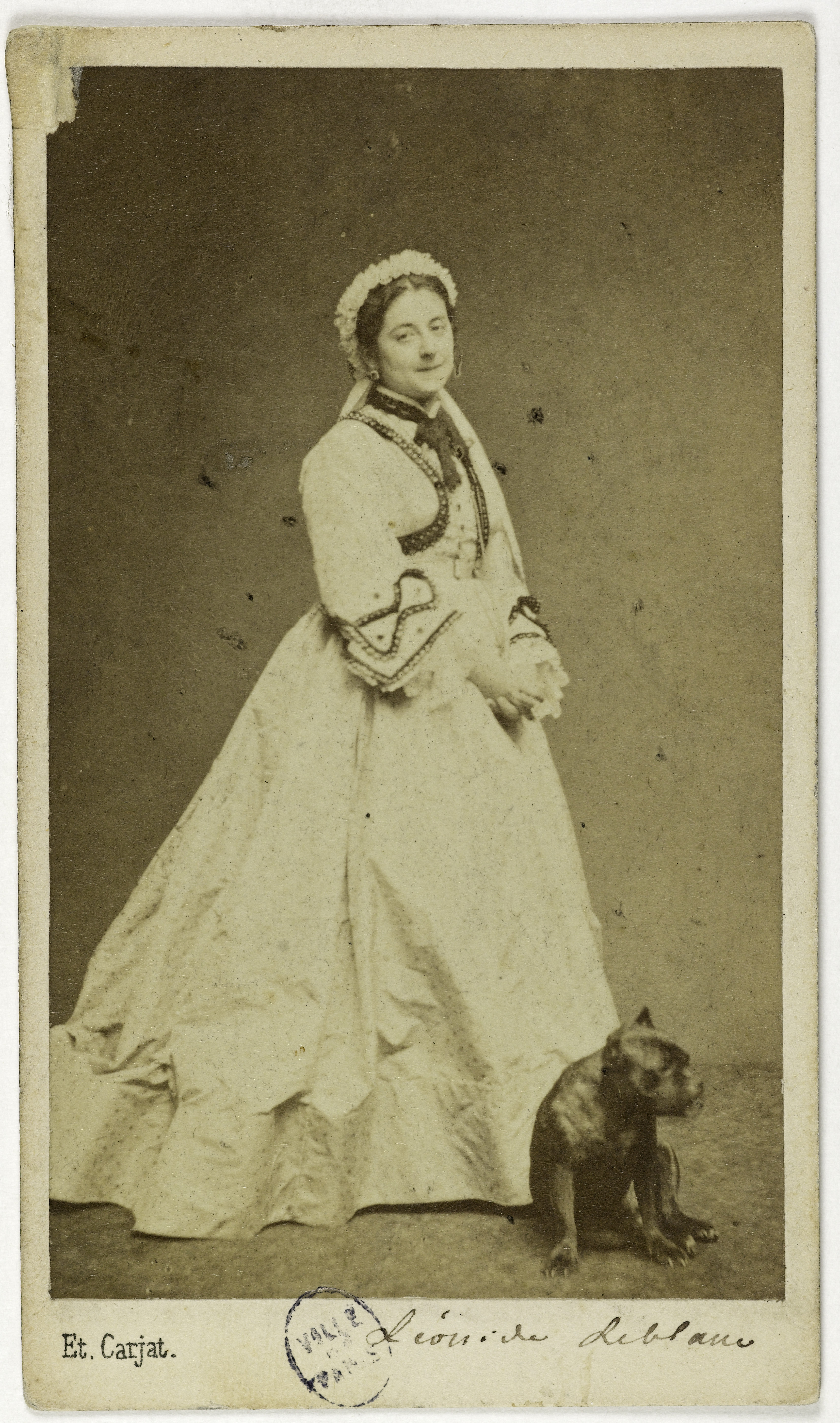 Carjat & Cie, Portrait de Leblanc Léonide, (1842-1894), (actrice)