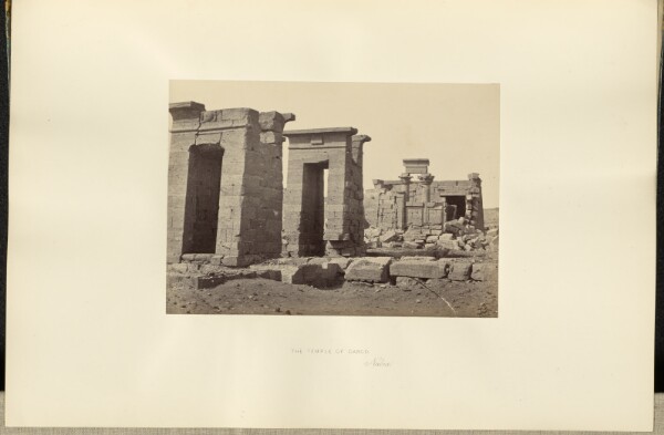 Francis Frith, The Temple of Dabod, Nubia