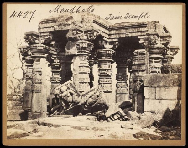 Francis Frith, Mandhatta.  Jain Temple