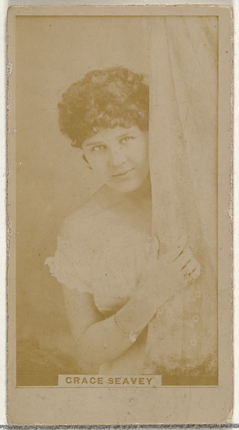 W. Duke, Sons & Co., Grace Seavey, from the Actors and Actresses series (N145-8) issued by Duke Sons & Co. to promote Duke Cigarettes