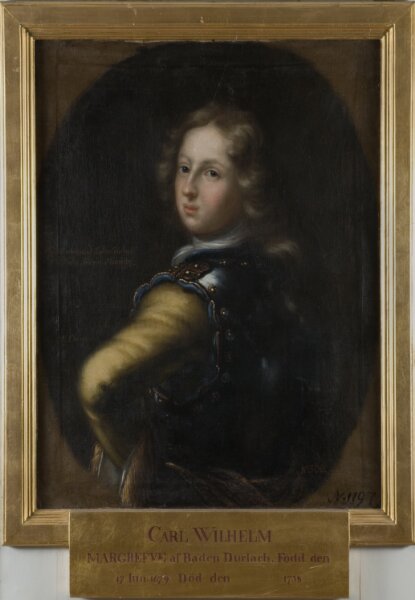 David Klöcker Ehrenstrahl (Attributed to), Karl Vilhelm, 1679-1738, markgreve av Baden-Durlach