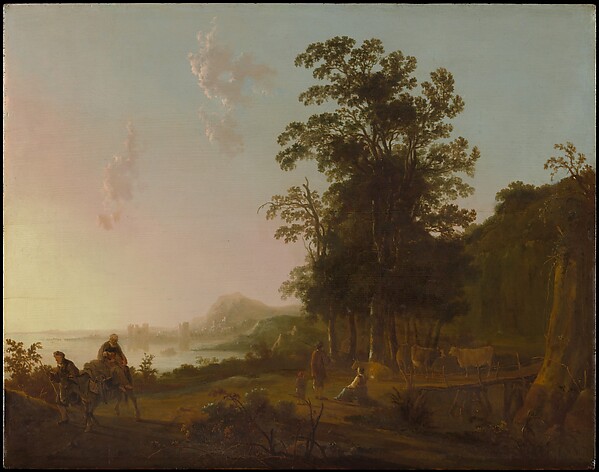 Aelbert Cuyp, Landscape with the Flight into Egypt