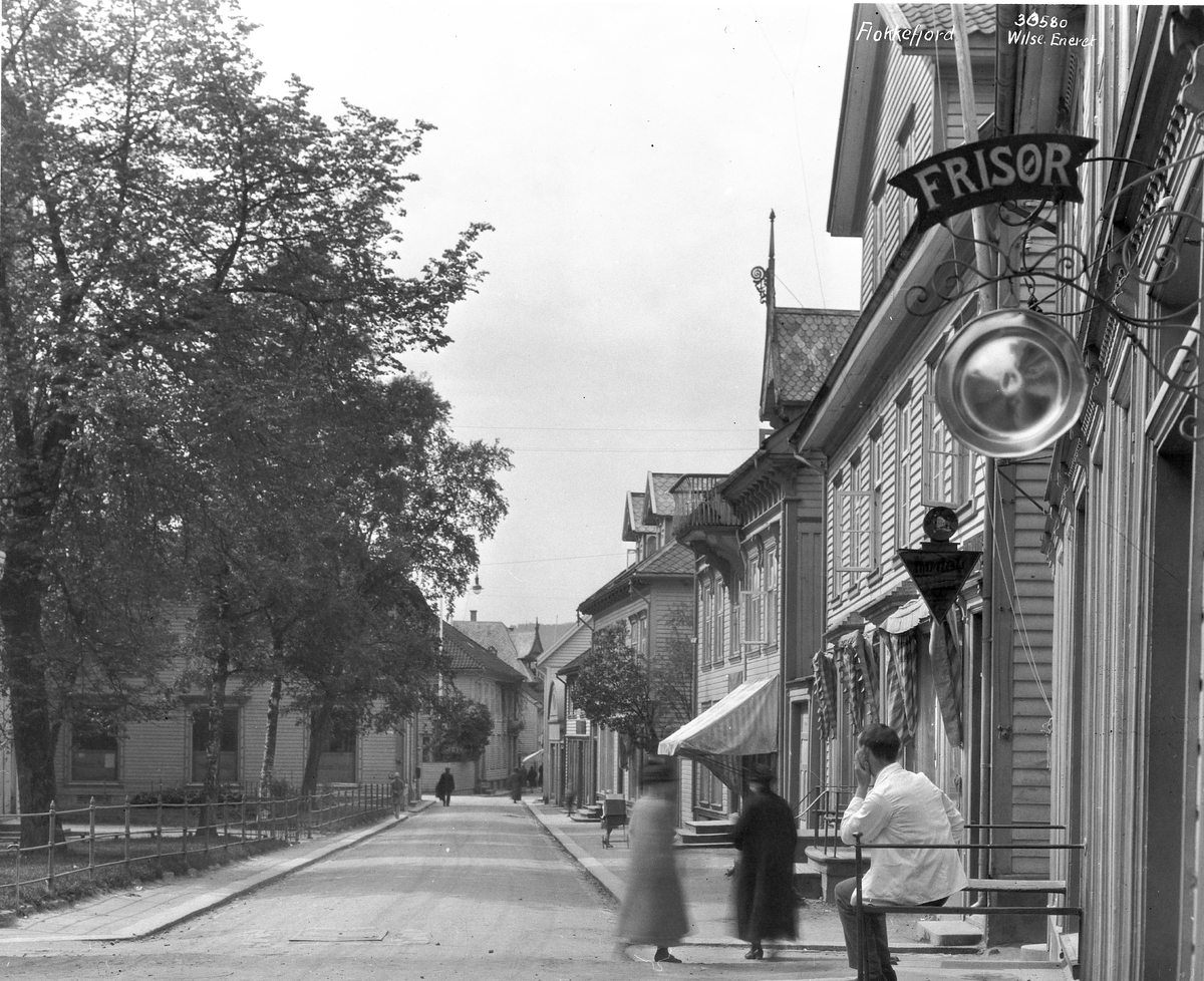 Anders Beer Wilse, Prot: Flekkefjord, gateparti