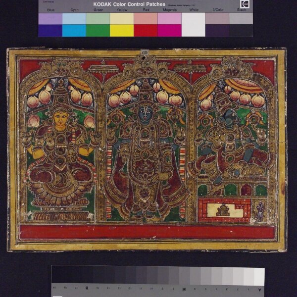 Unknown, Vishnu, Varahi and Lakshmi