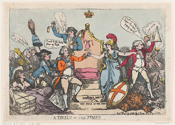Thomas Rowlandson, A Touch on the Times