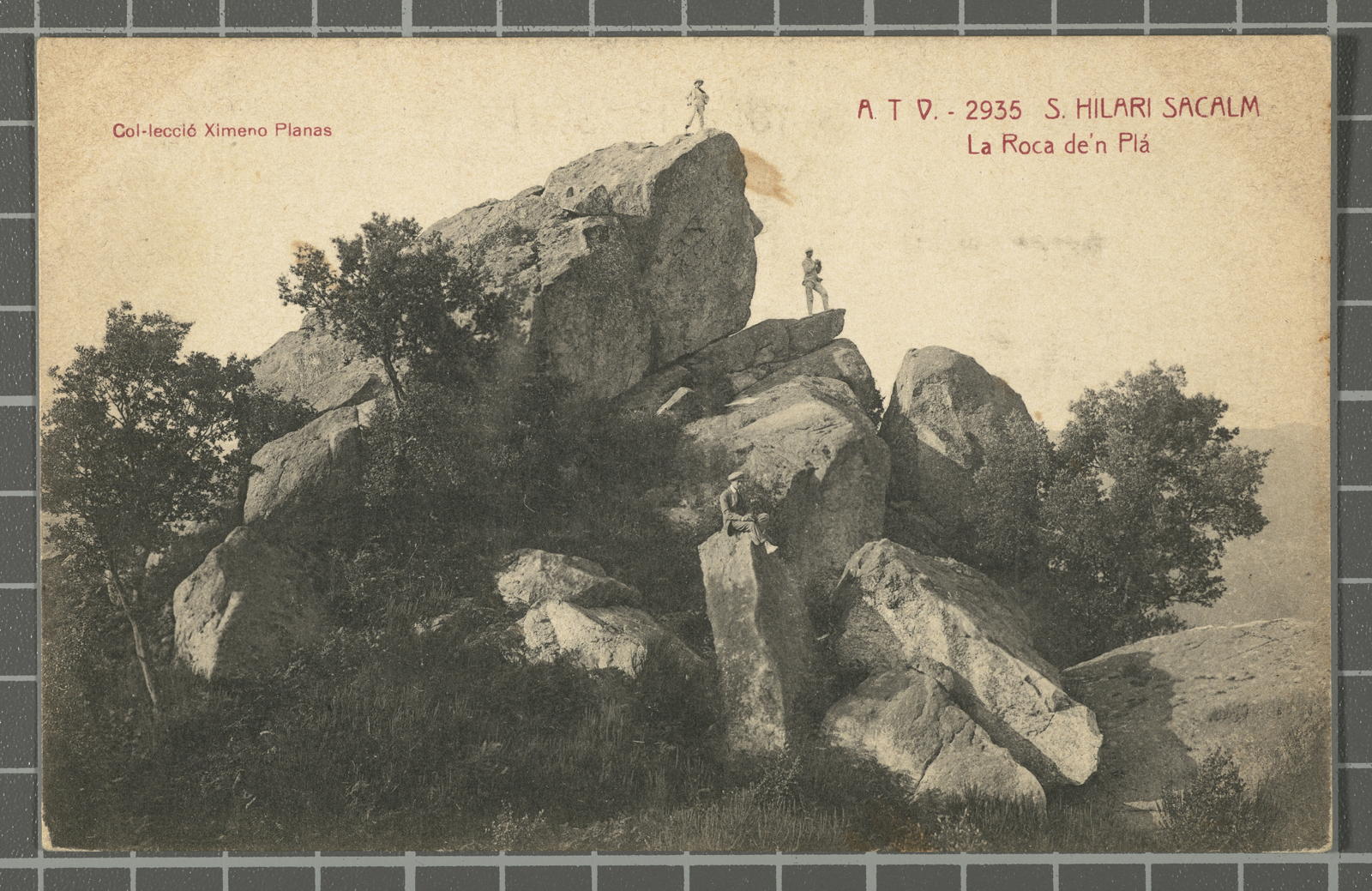 Josep Ximeno Planas, A.T.V. - 2935. S. Hilari Sacalm. The Rock of’ n Plá