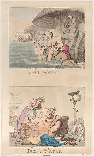 Thomas Rowlandson, Salt Water and Fresh Water
