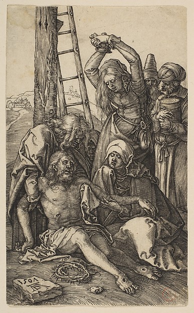 Albrecht Dürer, The Lamentation, from "The Passion"