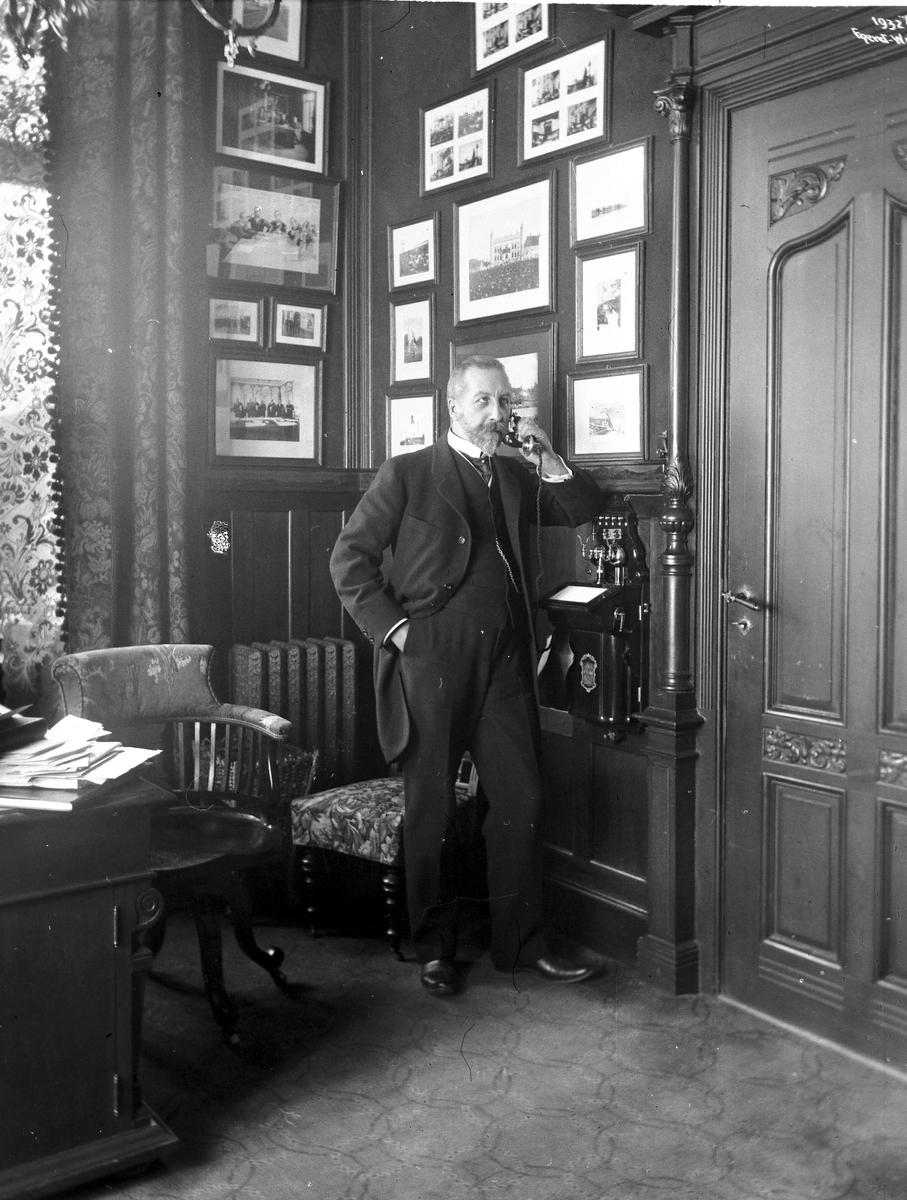 Anders Beer Wilse, Prot: Gamlehaugen Chr. Michelsen ved Telefonen 8/6