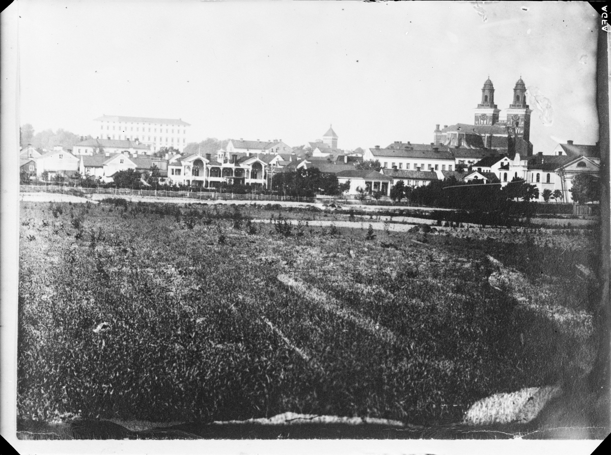 Okänd,, Reprophotography - view of Uppsala before 1885