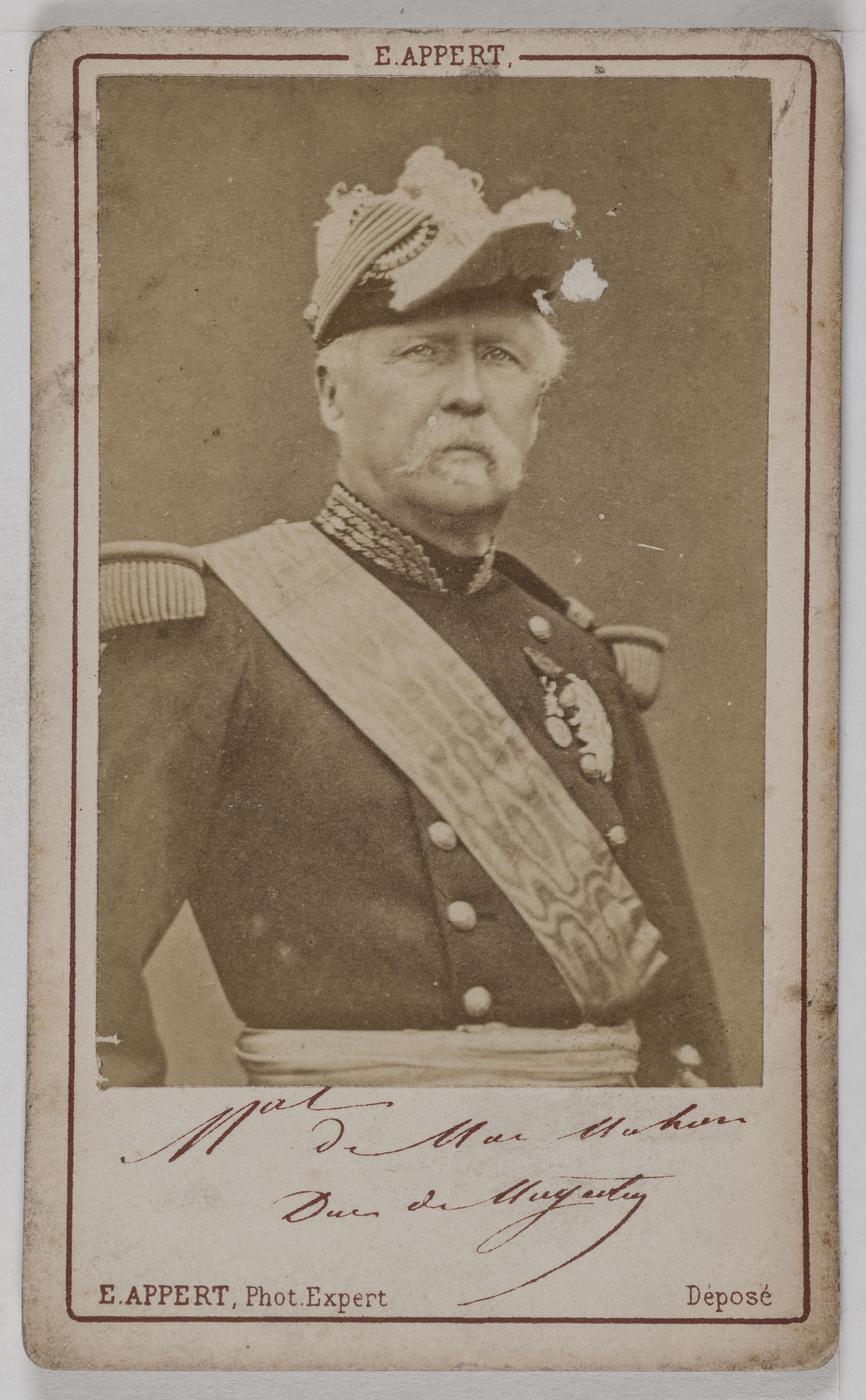 Ernest Charles Appert, Portrait de Patrice de Mac-Mahon, (1808-1893), (Maréchal de France, Président de la République 1873-79)