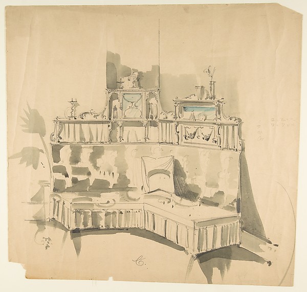 Anonymous, French, 19th century, Furniture Designs