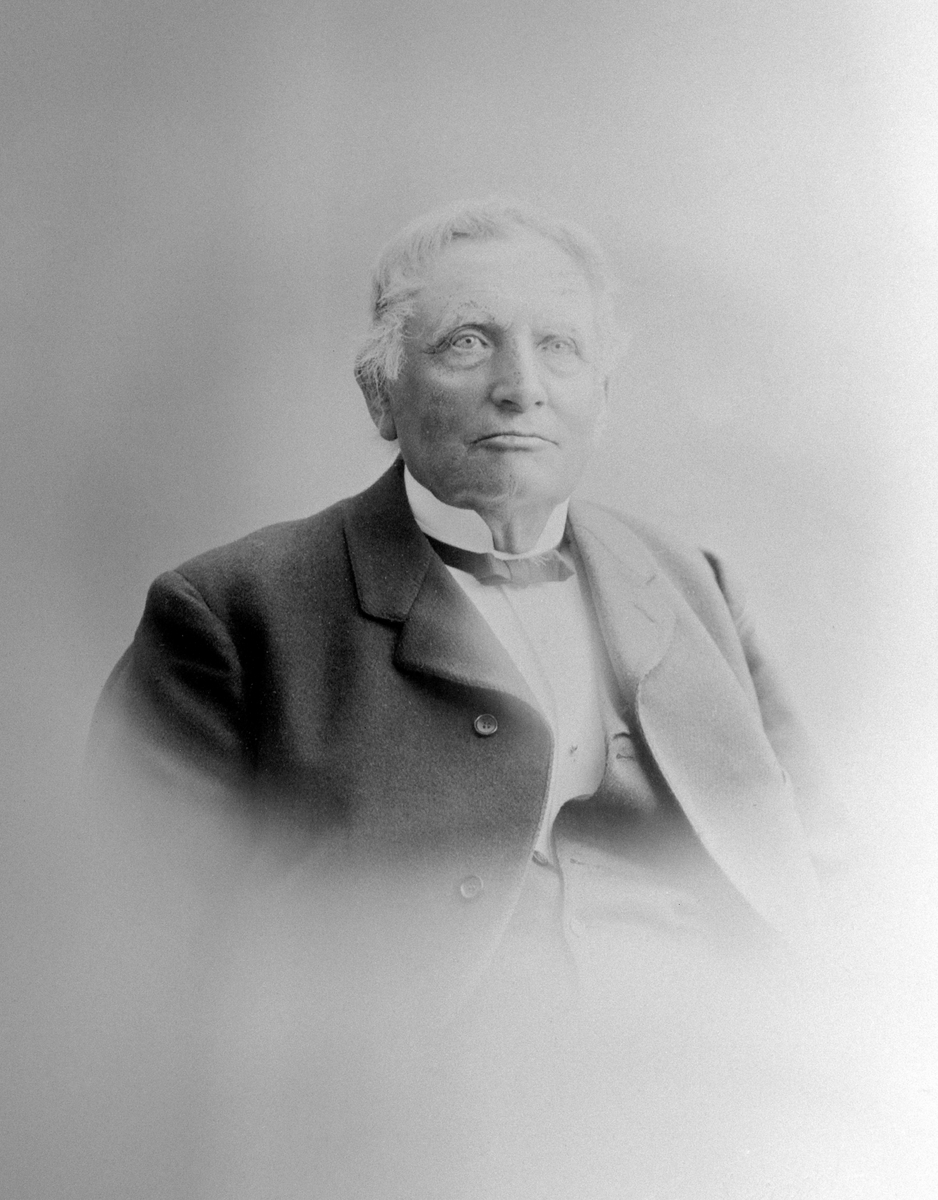 Anno Domkirkeodden, Portrett, sorenskriver Peter Elison Bredal (1807 - 1908) , Østberg, Ringsaker.