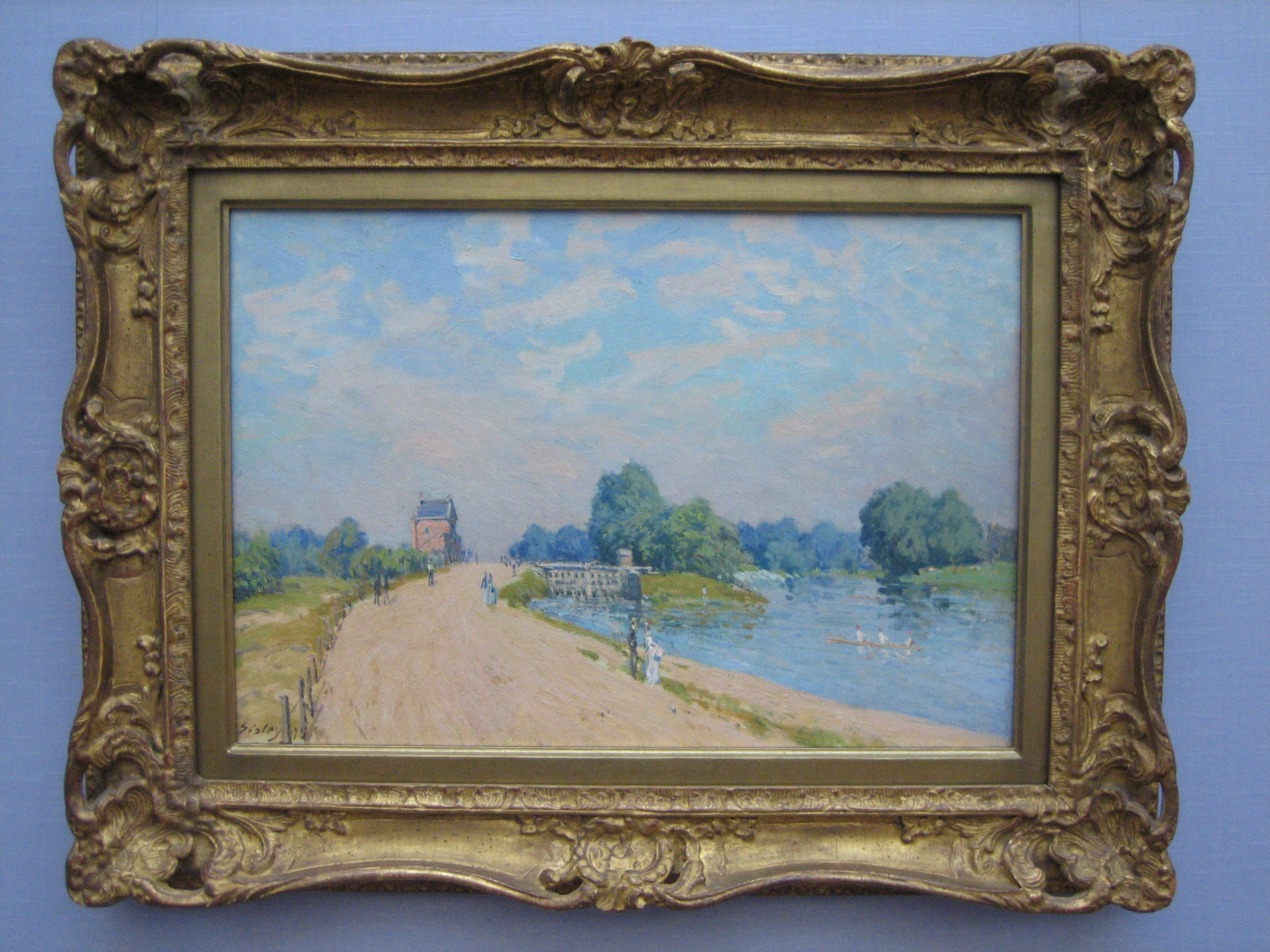 Alfred Sisley, The Road to Hampton Court