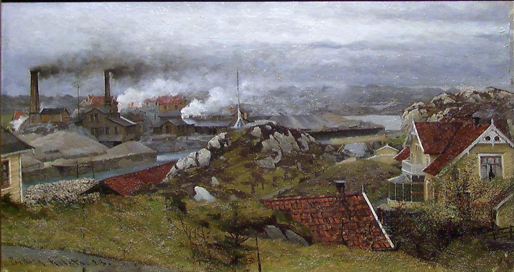 Fredrik Kolstø, View of Vigsnes at Karmøy