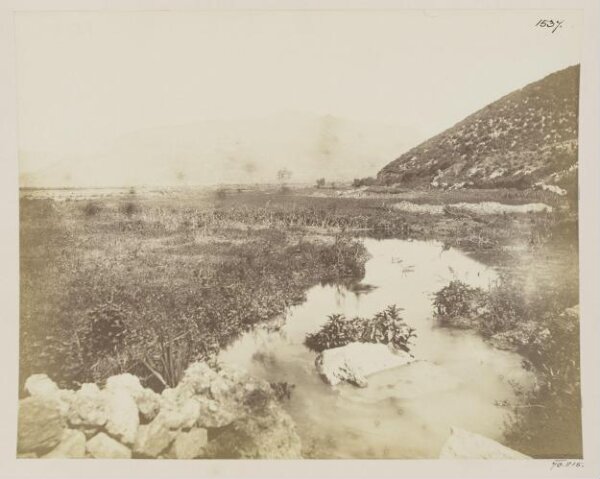 Parker, John Henry, Aqueducts - Below Subiaco, Lake called Aqua Serena, one of the Sources of the Aqua Marcia, B.C. 145.