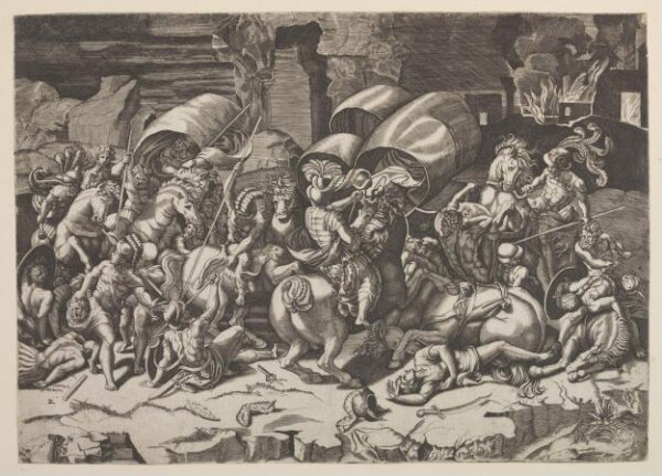 Raphael, Battle between the Romans and Carthaginians