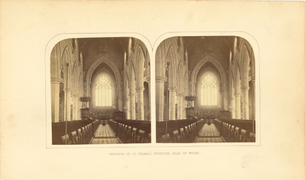 Unknown, Interior of Saint Thomas', Newport, Isle of Wight