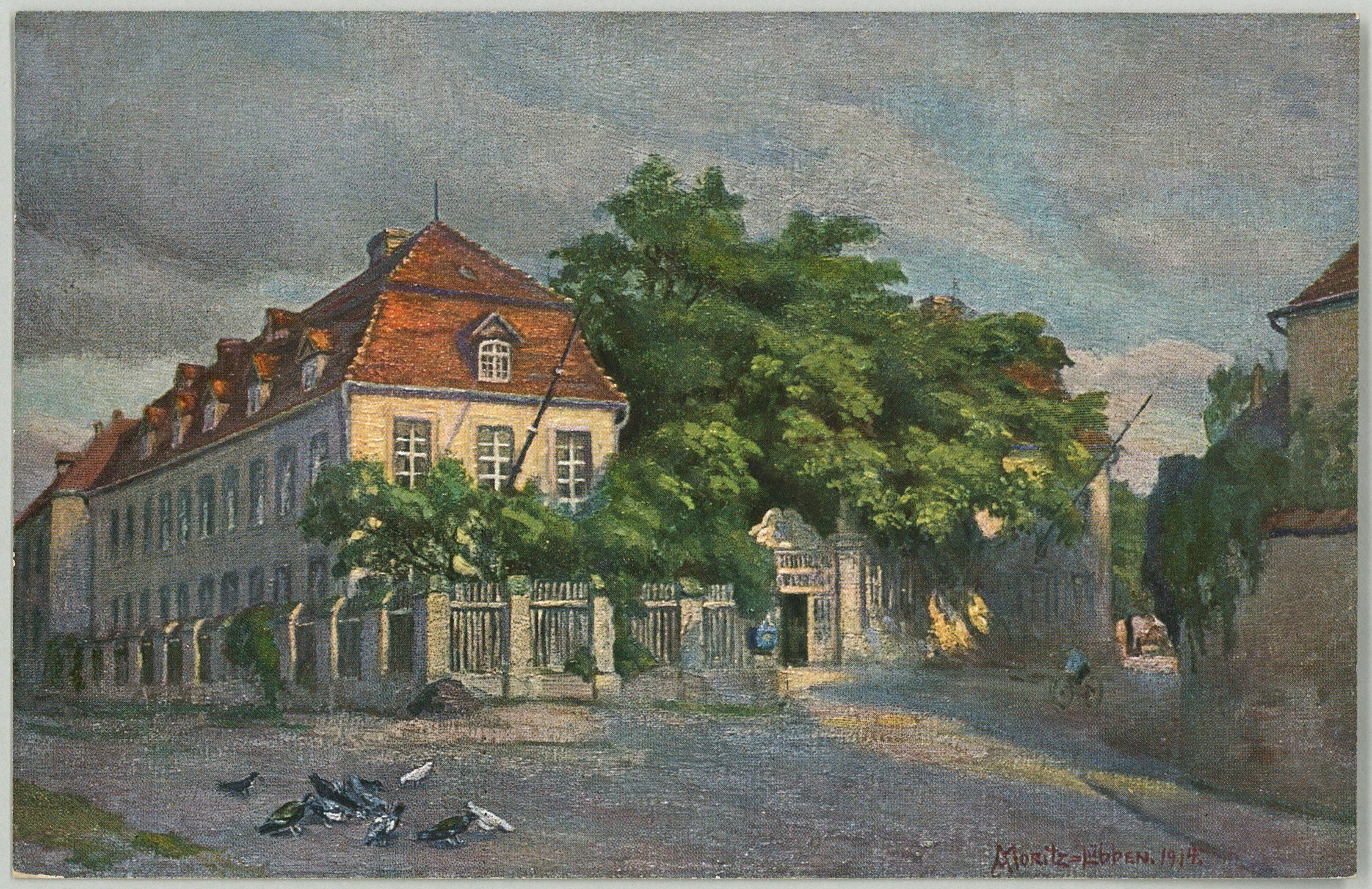 Marie Elisabeth Moritz, Lübben: Ständehaus (Gemälde von Marie Elisabeth Moritz)