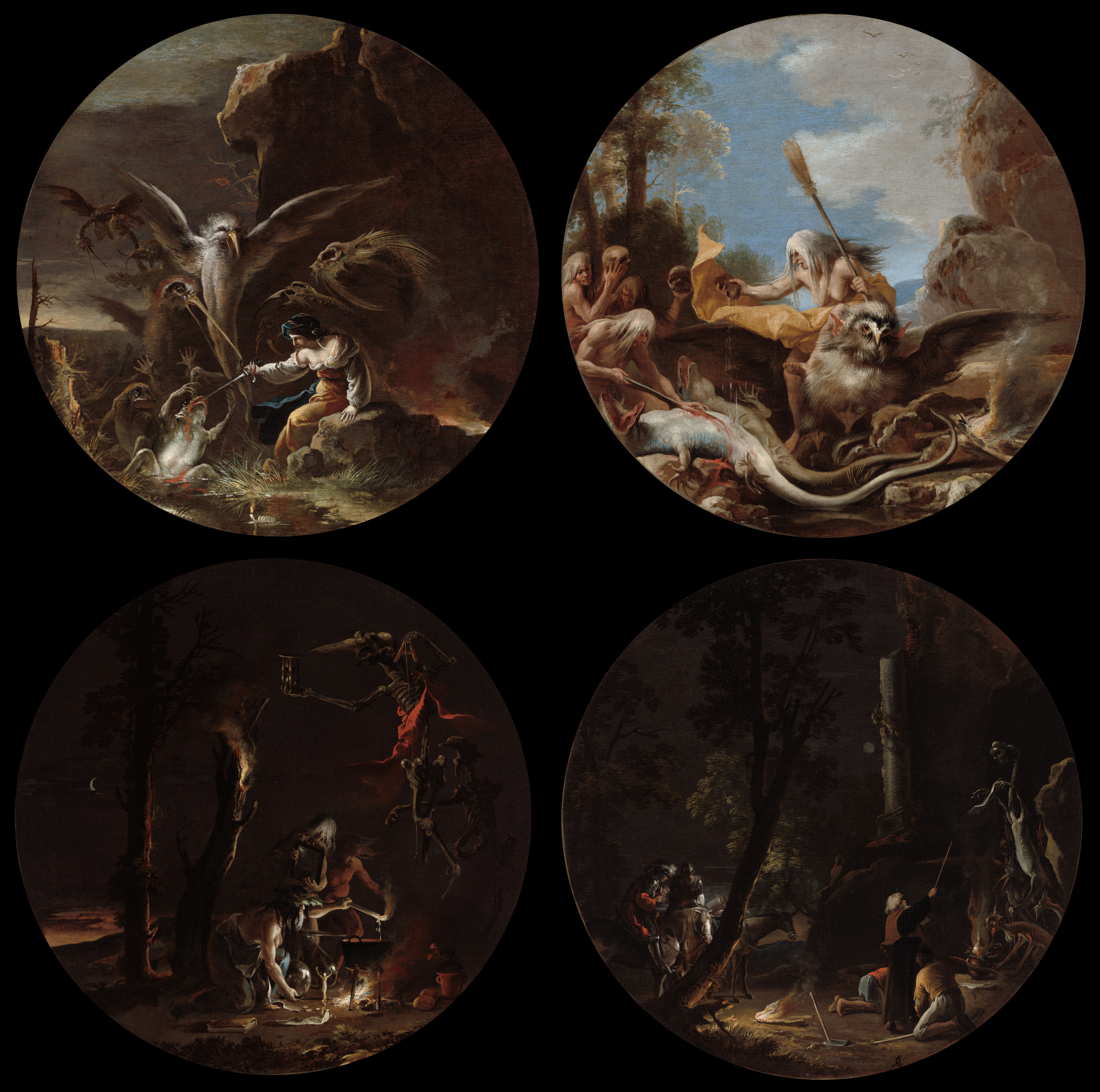 Salvator Rosa, Scenes of Witchcraft