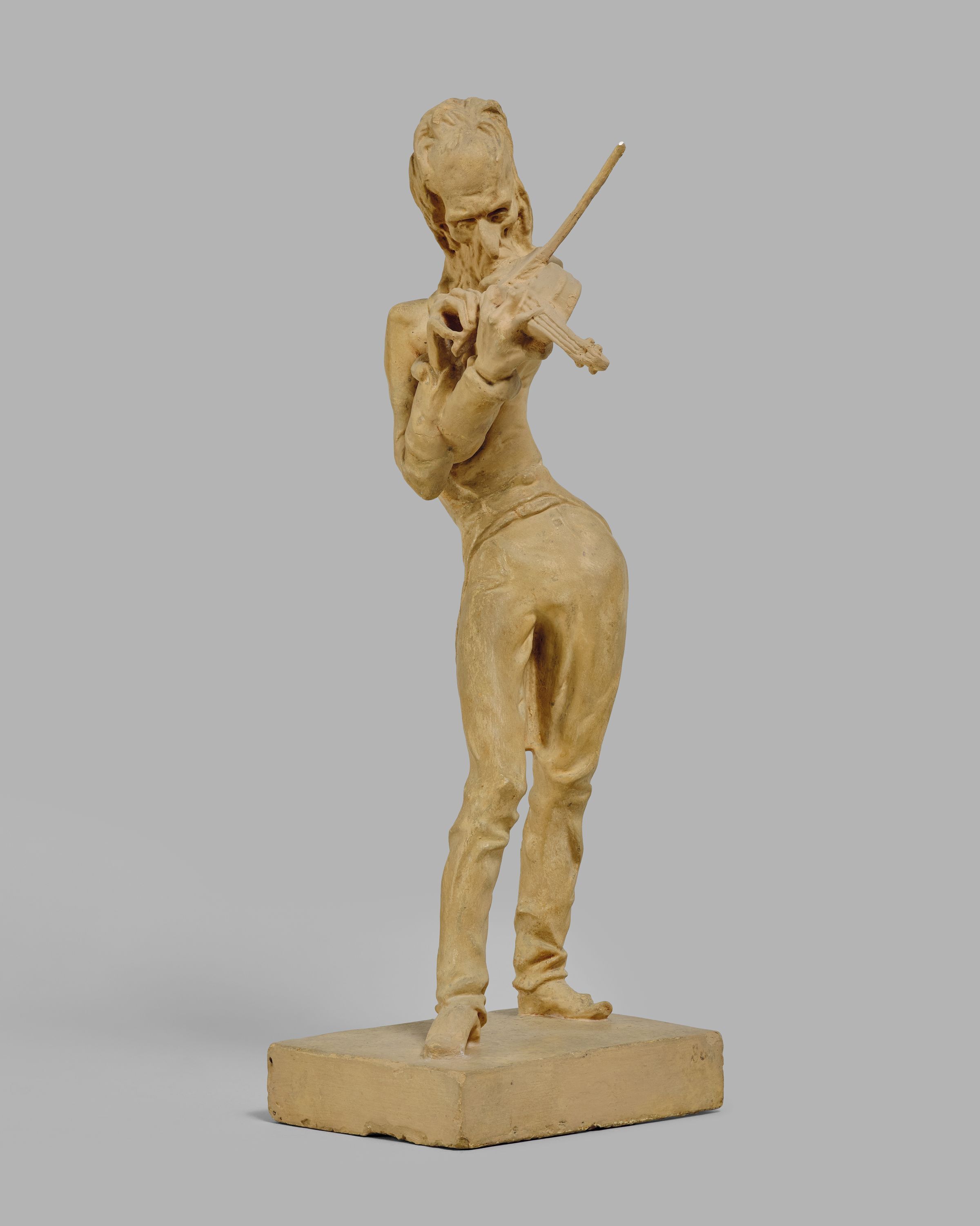 Jean Pierre Dantan, Portrait-charge de Nicolo Paganini (1782-1840), compositeur et violoniste italien