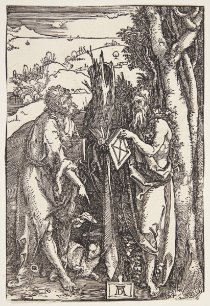 Albrecht Dürer, Johannes Døberen og den hellige Onuphrius i ødemarken