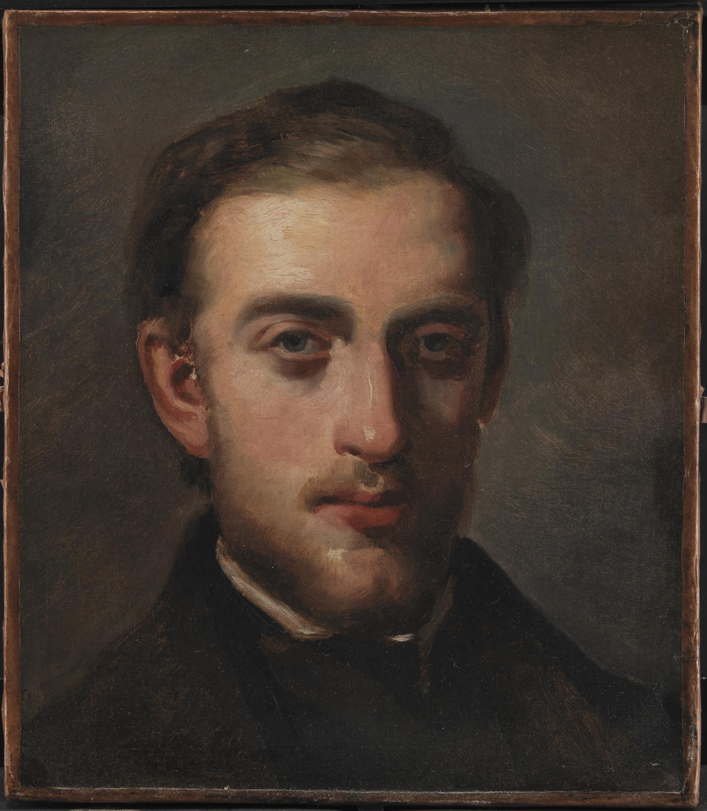 Camille Pissarro, Portræt af maleren Fritz Melbye (1826-69)