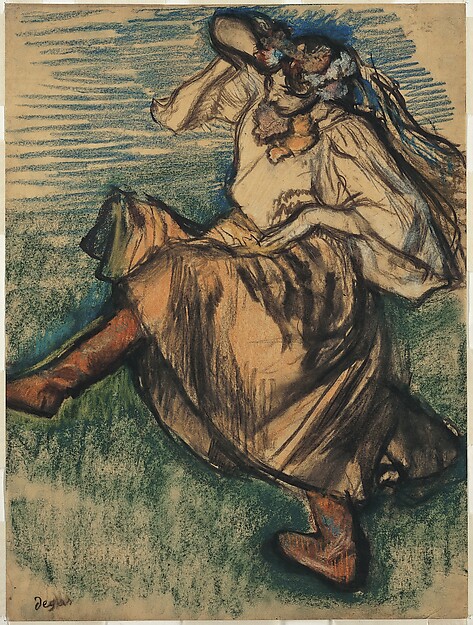 Edgar Degas, Dancer in Ukrainian Dress