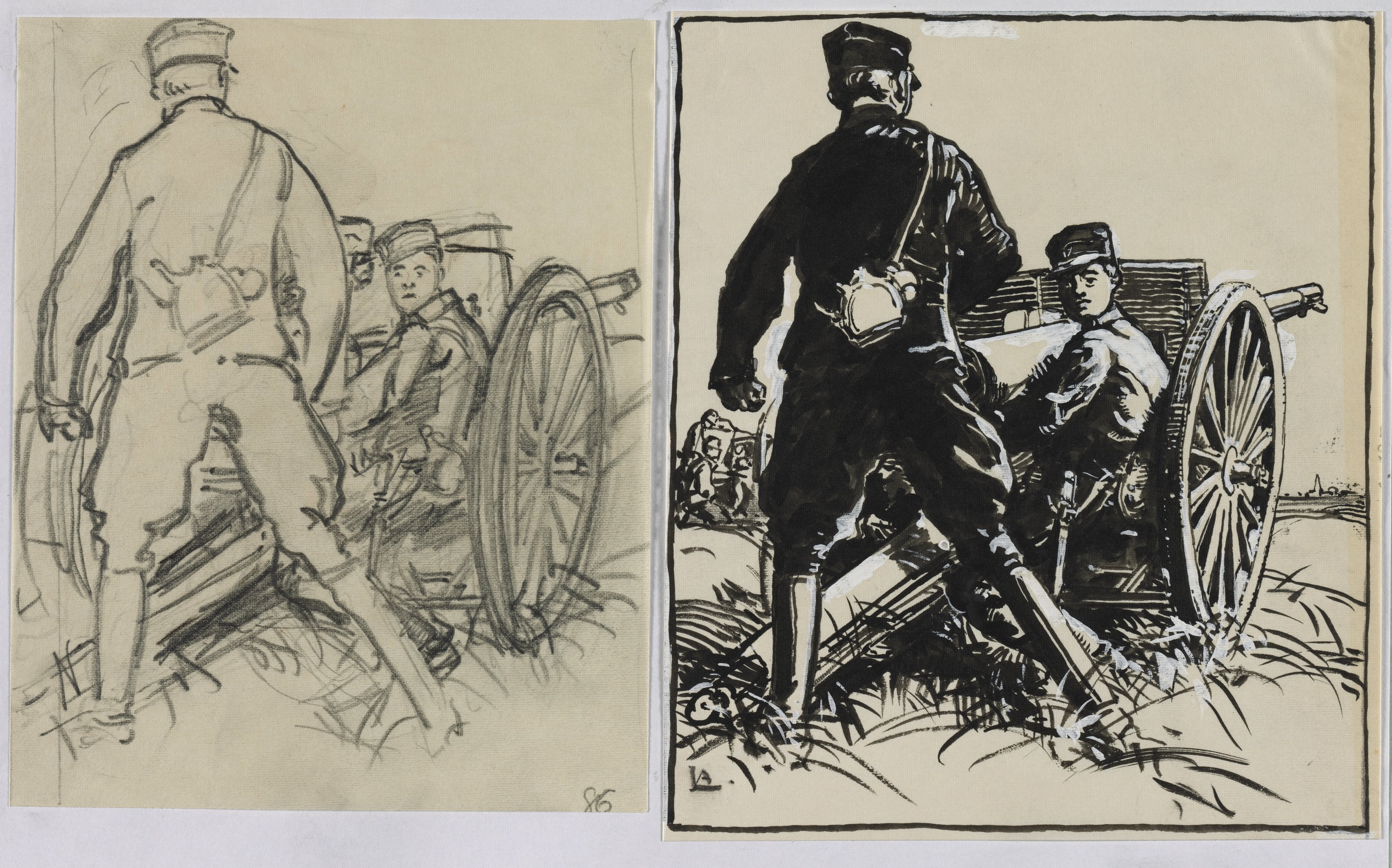 Auguste Louis Lepère, Artillelurs belges