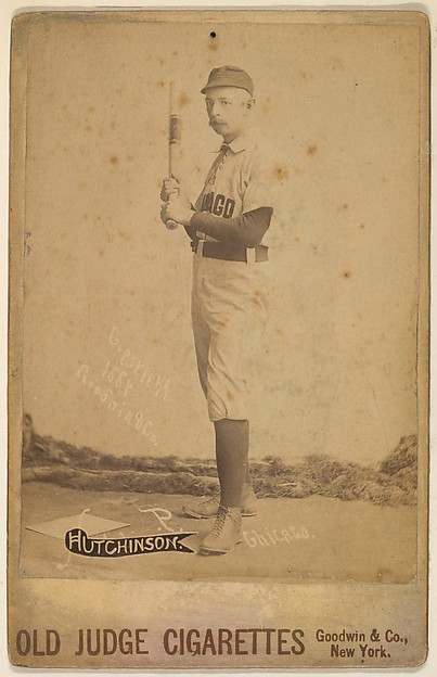 Goodwin & Company, William Forrest "Wild Bill" Hutchinson, Pitcher, Chicago, from the series Old Judge Cigarettes