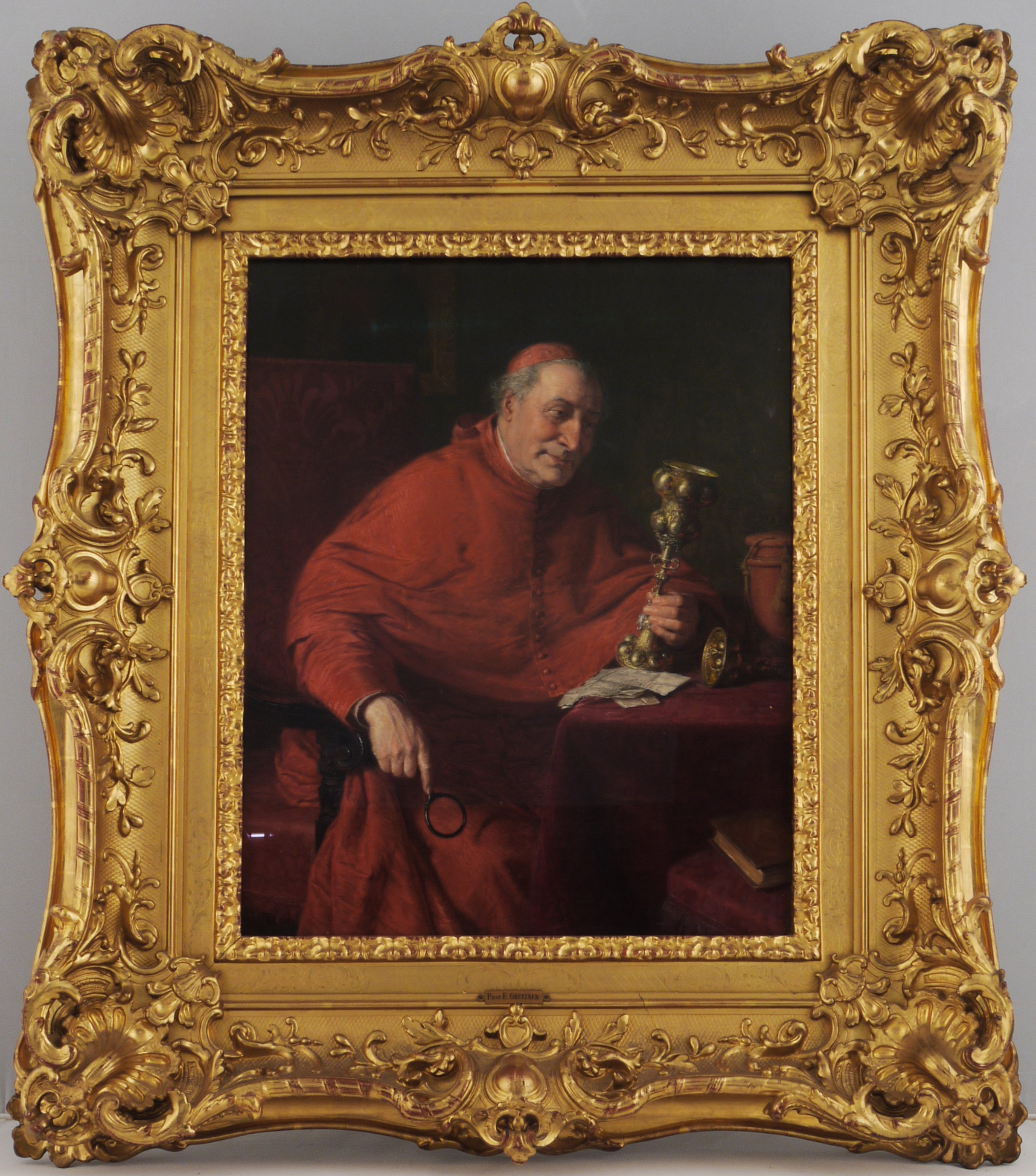 Eduard von Grützner, Kardinal mit Pokal