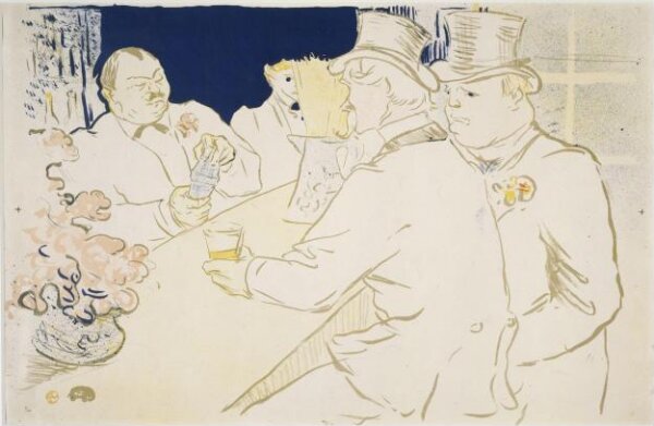 Henri de Toulouse-Lautrec, The Irish and American Bar, Rue Royale