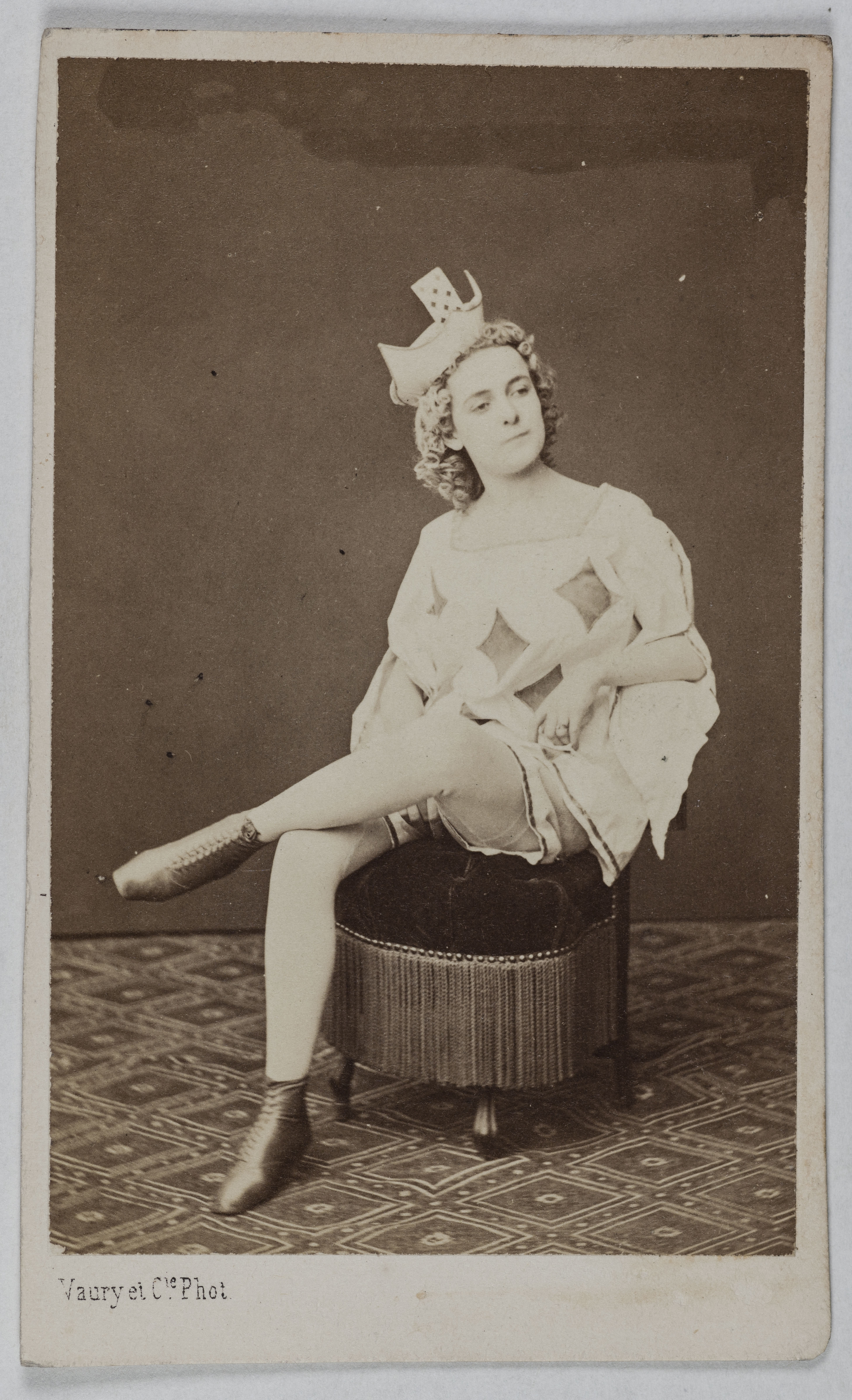 Vaury et Cie, Portrait de Gabrielle Gauthier ( -vers 1883), (actrice)