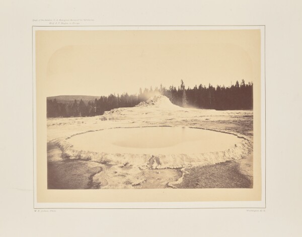 William Henry Jackson, Hot Spring and Castle Geyser