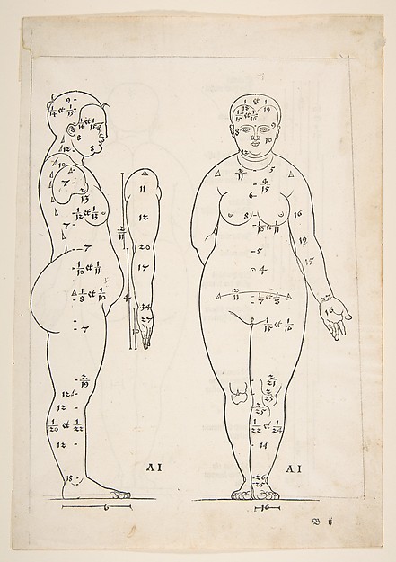 Albrecht Dürer, Illustration from Dürer's "Vier Bucher von Menslicher Proportion"