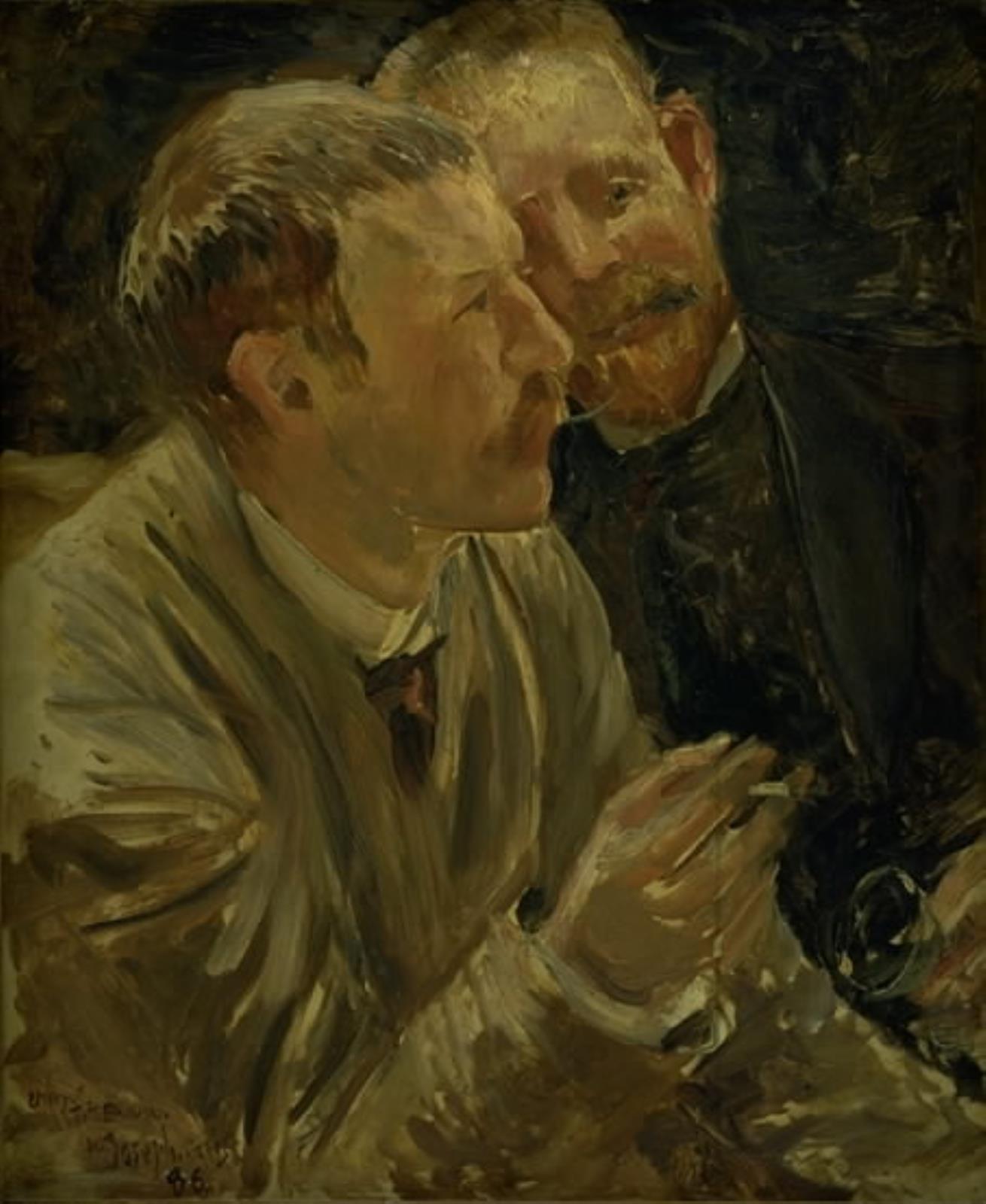 Ernst Josephson, Utsupet. Portræt af malerne Bruno Liljefors og Alf Wallander