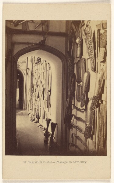 Francis Bedford, Warwick Castle - Passage to Armoury.