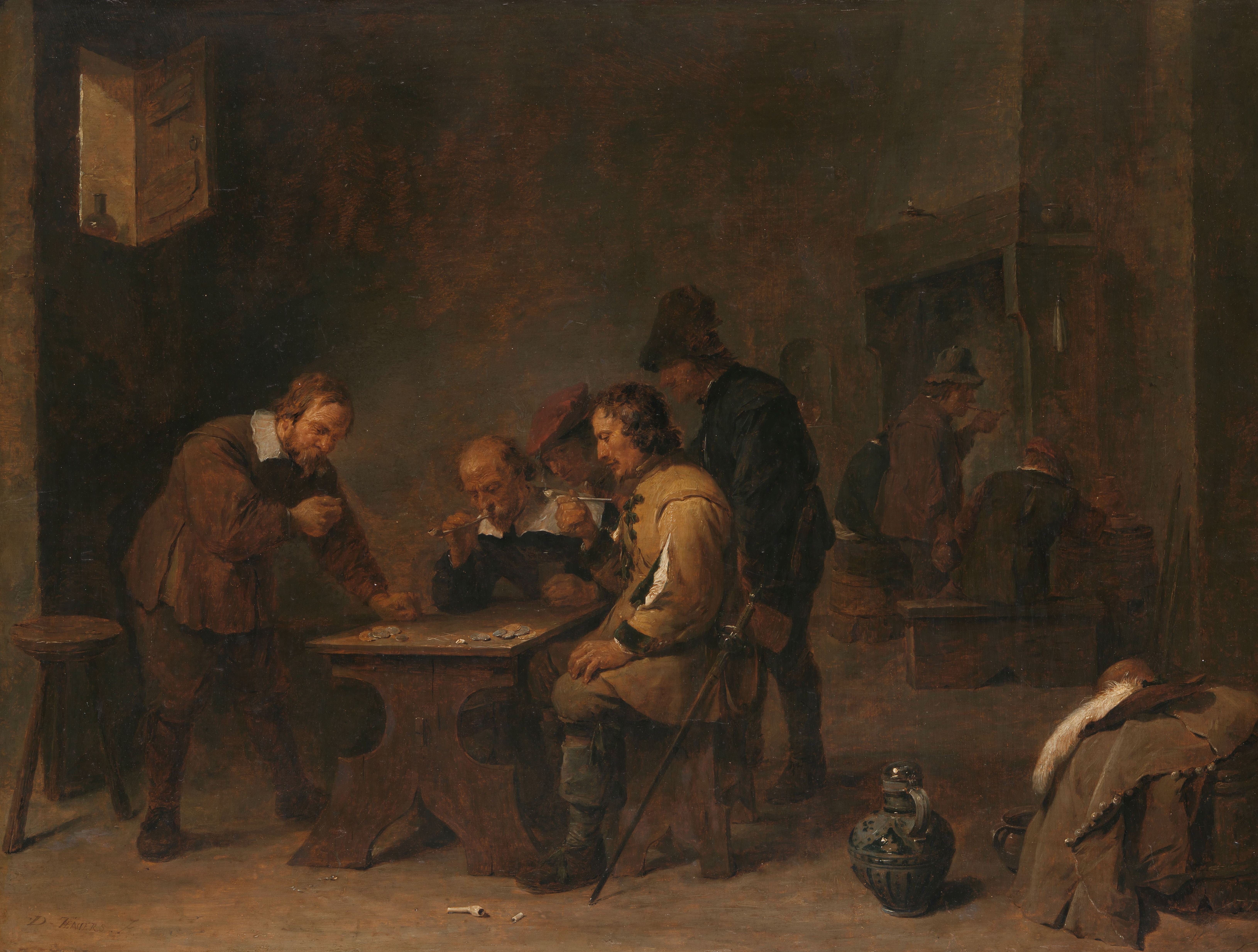 David Teniers the Younger, The Gamblers