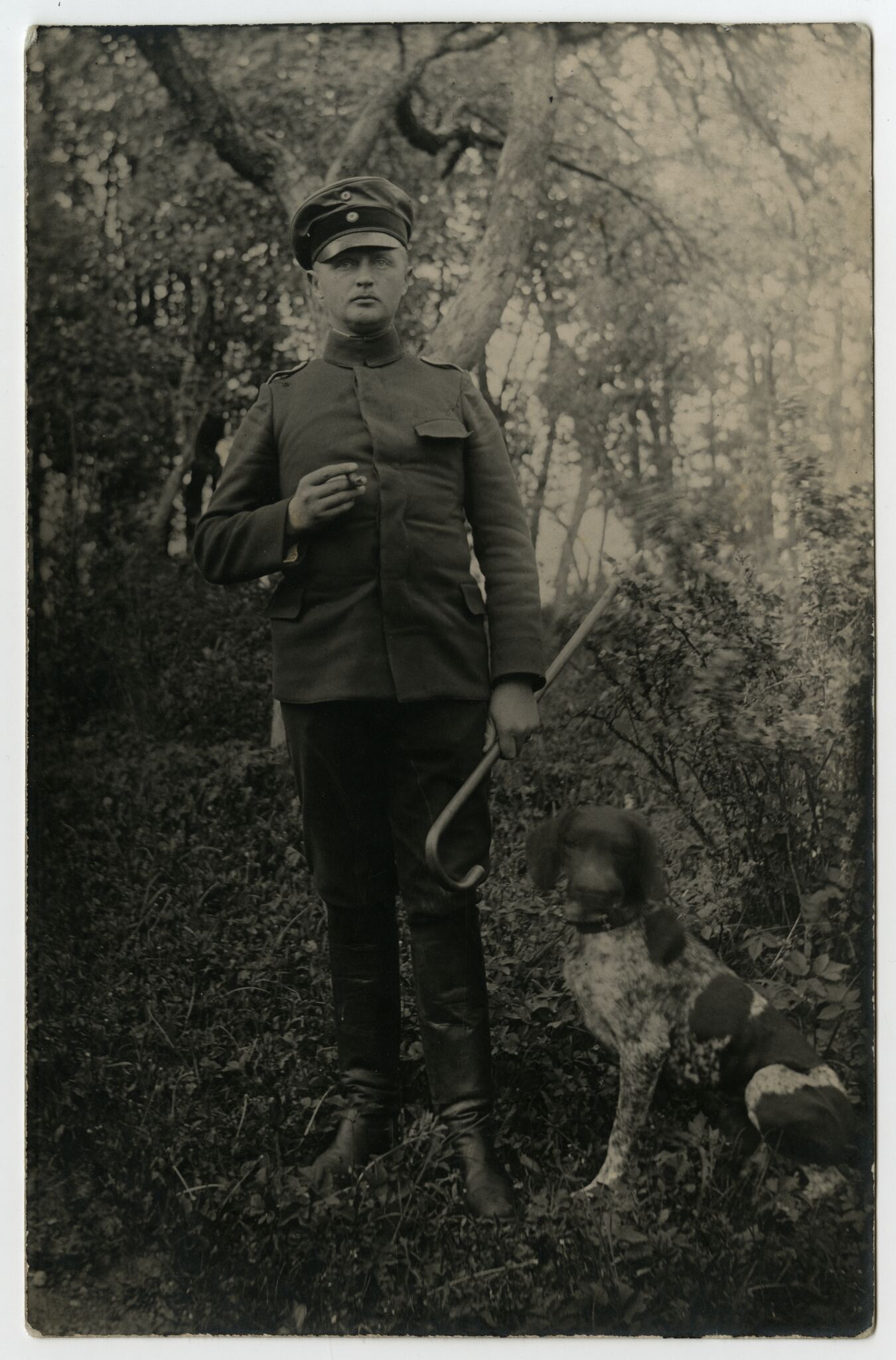 Nežinomas autorius, Leitenantas Meinhardas su šunimi